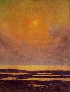 unknow artist Sunset on the Coast Germany oil painting reproduction